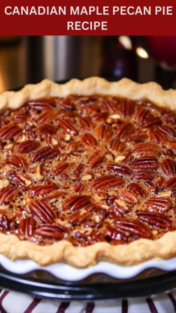 Best Canadian maple pecan pie recipe
