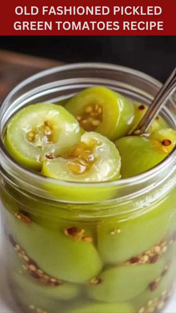 Best old fashioned pickled green tomatoes recipe
