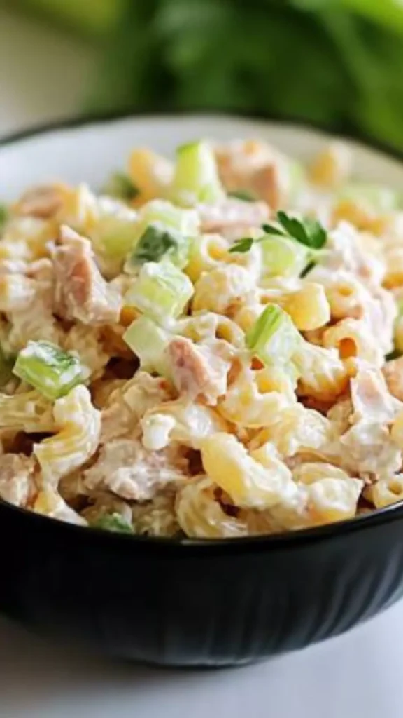 Simple tuna macaroni salad
