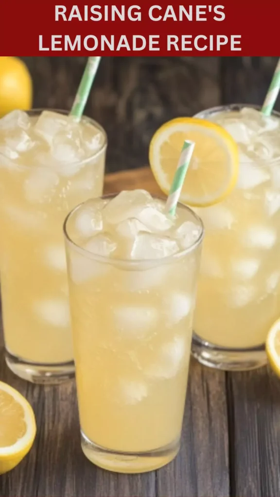 Best Raising Cane’s Lemonade Recipe
