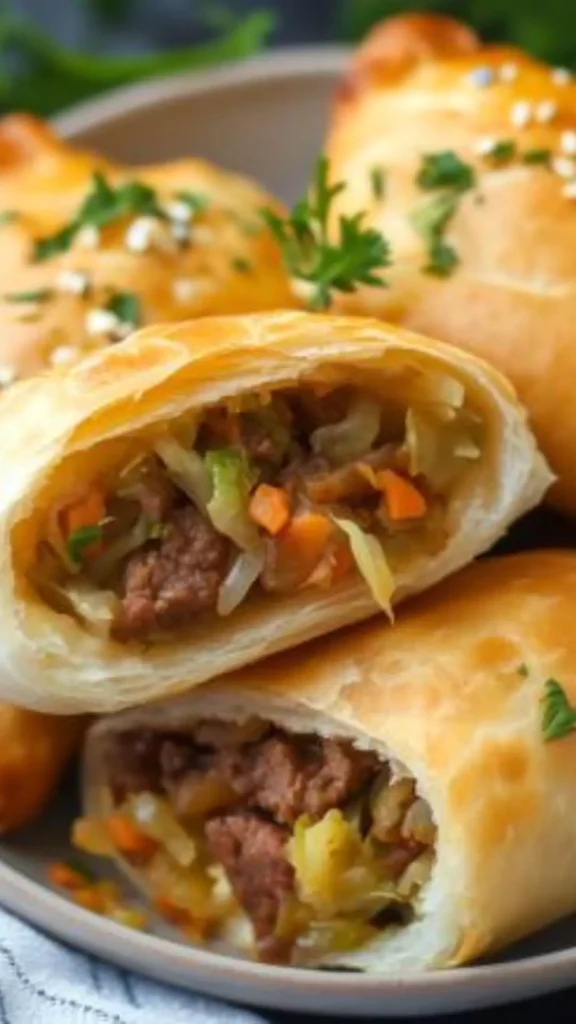 Easy Beef And Cabbage Piroshki Recipe
