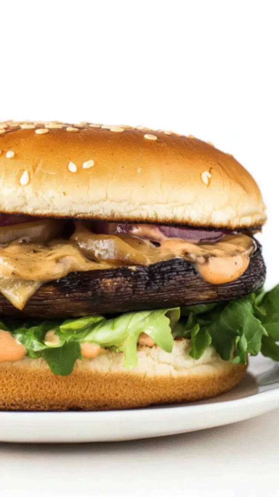 Easy Jack In The Box Portobello Mushroom Burger Recipe
