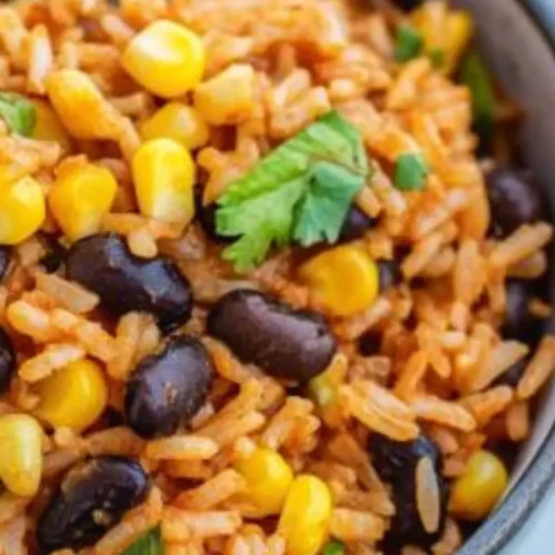 Mexican Rice With Black Beans And Corn