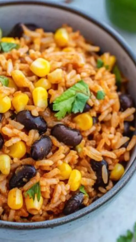 Mexican Rice With Black Beans And Corn
