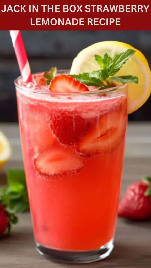 Best Jack In The Box Strawberry Lemonade Recipe
