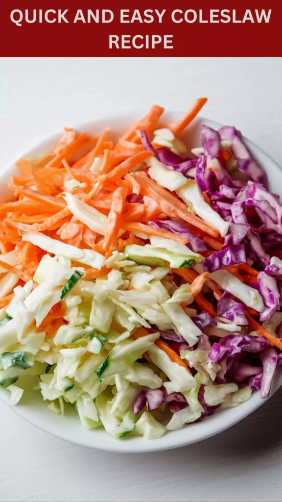 Quick And Easy Coleslaw Recipe Quick And Easy Coleslaw Recipe