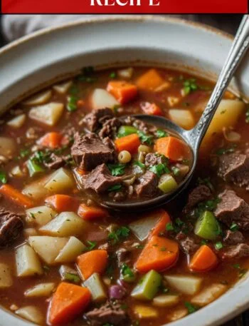 slow cooker vegetable beef soup recipe