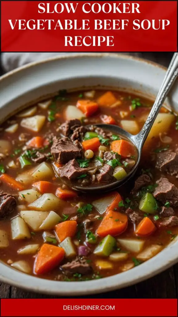 slow cooker vegetable beef soup recipe slow cooker vegetable beef soup recipe