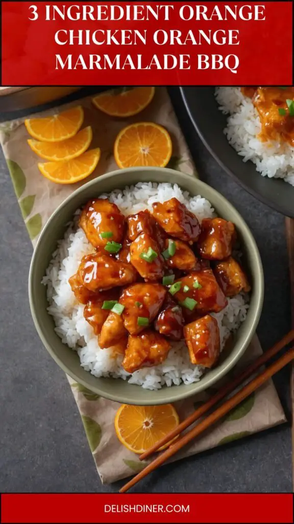 3 Ingredient Orange Chicken with Orange Marmalade BBQ 3 Ingredient Orange Chicken with Orange Marmalade BBQ