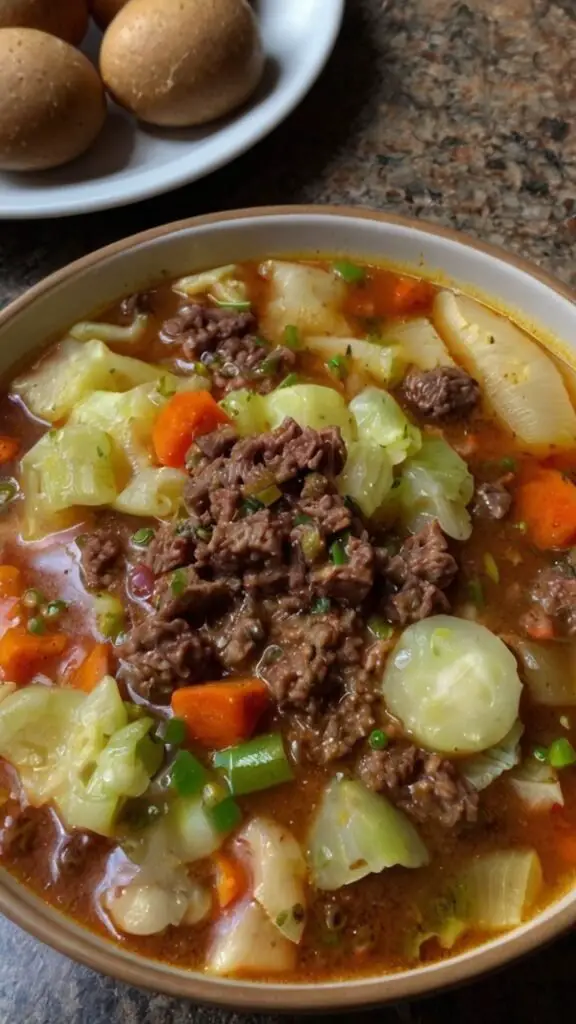 Ground Beef Cabbage Soup copycat  recipe