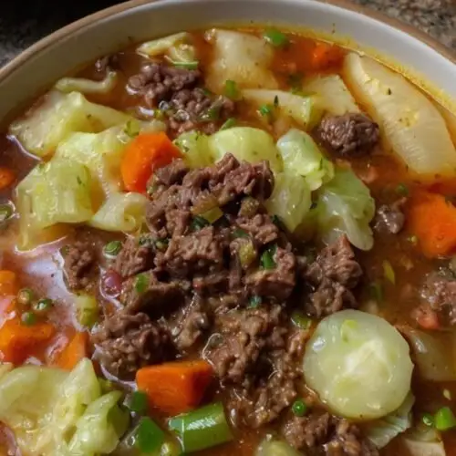 Ground Beef Cabbage Soup
