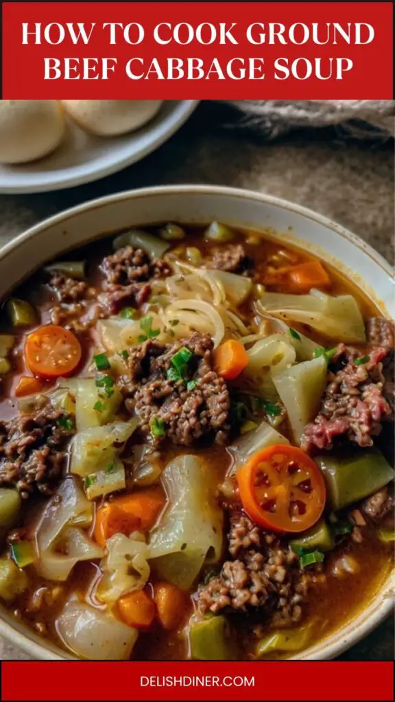 How To Cook Ground Beef Cabbage Soup