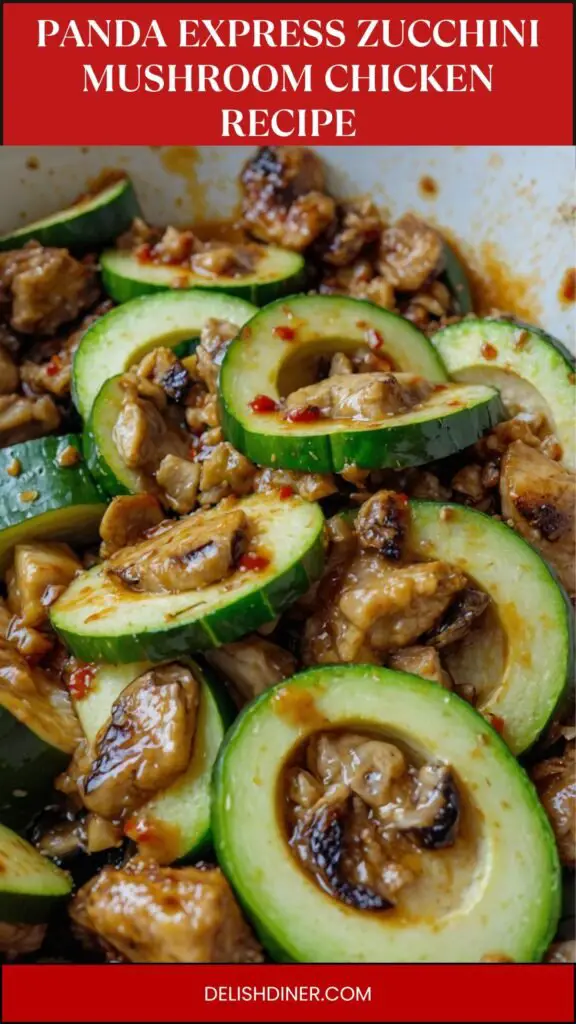Panda Express Zucchini Mushroom Chicken