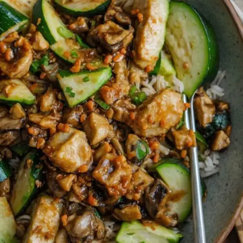 Panda Express Zucchini Mushroom Chicken copycat Recipe