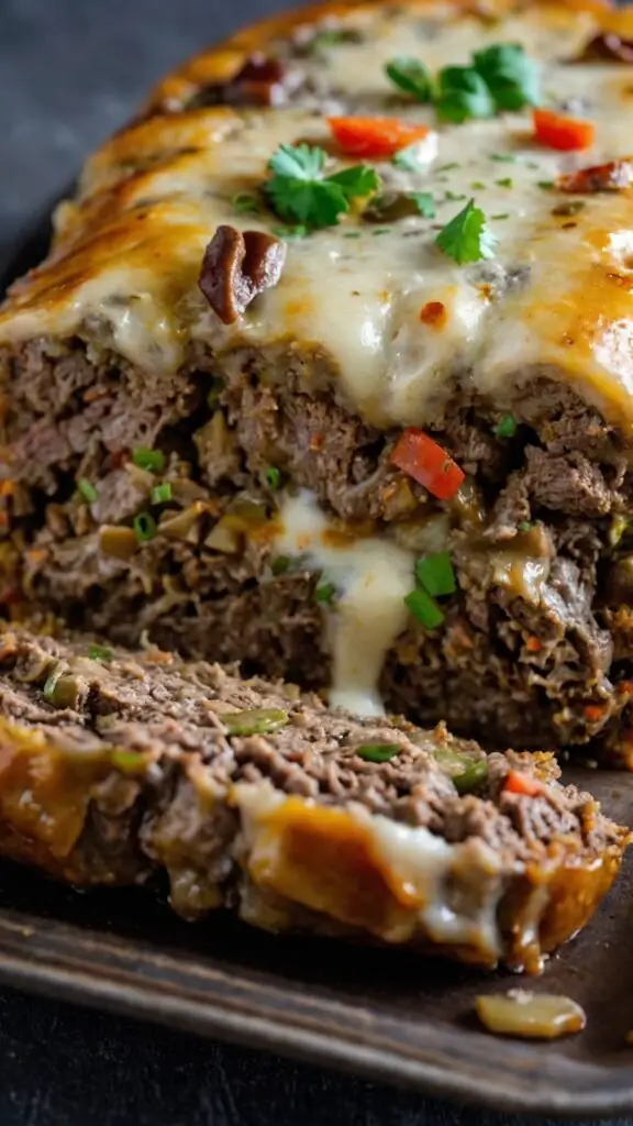 How to make Philly Cheesesteak Meatloaf Recipe How to make Philly Cheesesteak Meatloaf Recipe