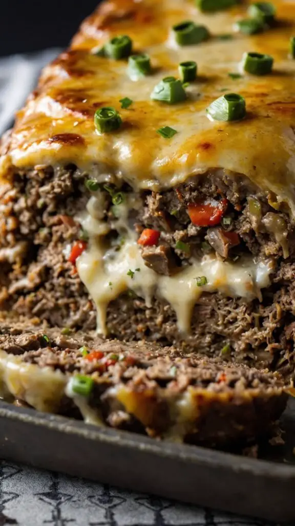 Philly Cheesesteak Meatloaf copycat Recipe Philly Cheesesteak Meatloaf copycat Recipe