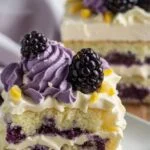 Vanilla Purple Cake With Lemon Buttercream Recipe