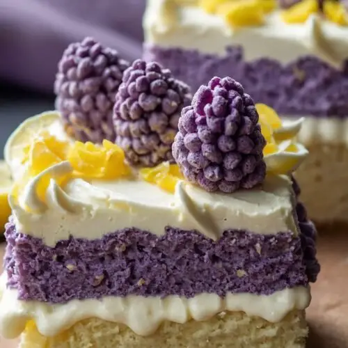 Vanilla Purple Cake With Lemon Buttercream copycat Recipe