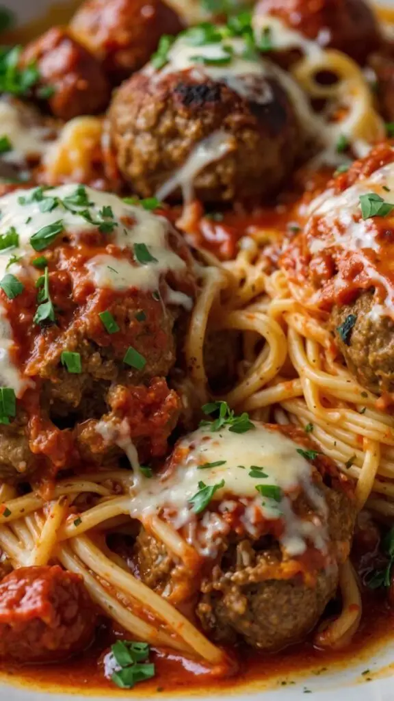 How to make baked spaghetti and meatballs How to make baked spaghetti and meatballs
