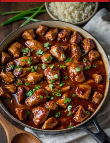 easy bourbon chicken