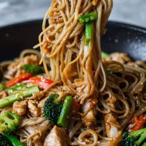 how to cook chicken lo mein