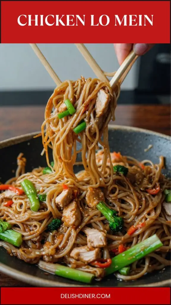 chicken lo mein chicken lo mein