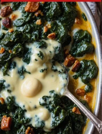 Classic Steakhouse Creamed Spinach Recipe