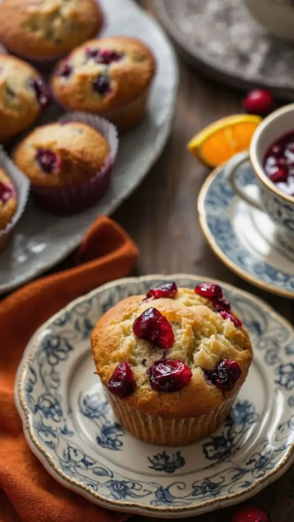 cranberry orange muffins copycat recipe