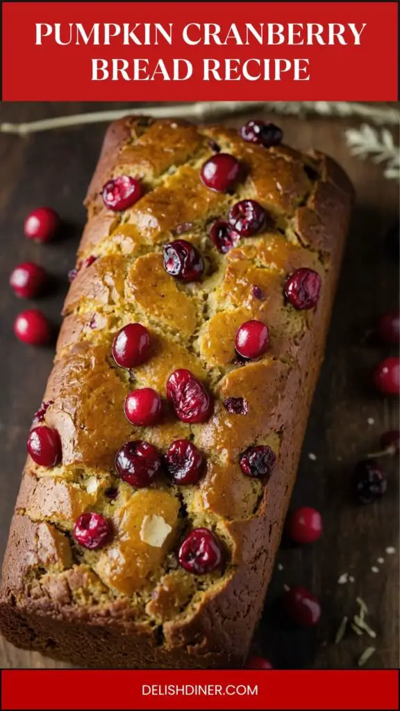 Pumpkin Cranberry Bread Recipe Pumpkin Cranberry Bread Recipe