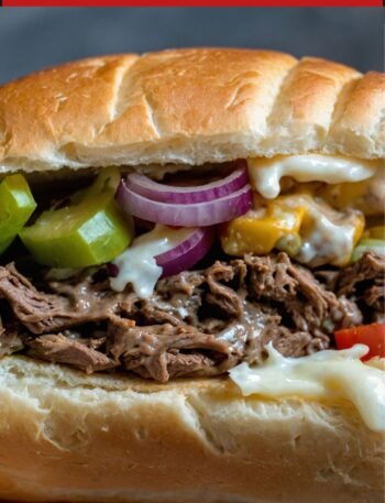 slow cooker philly cheese steak sandwiches Recipe