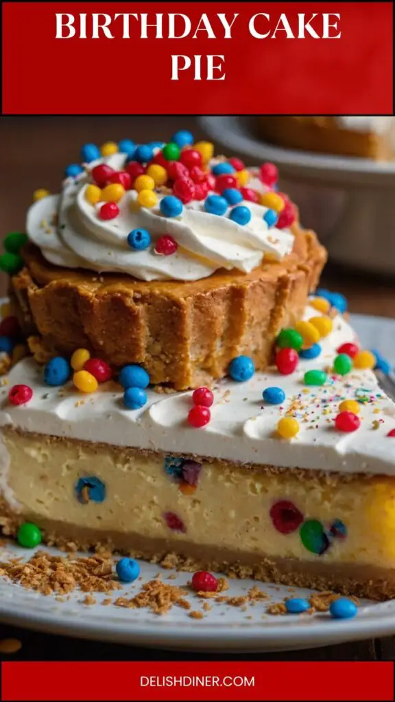 birthday cake pie recipe