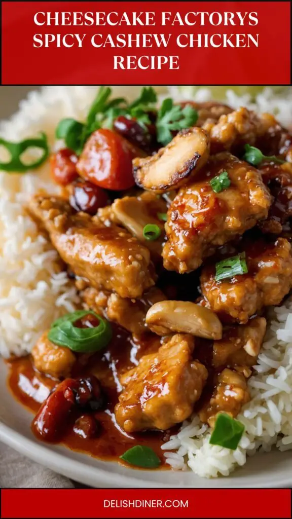 cheesecake factorys spicy cashew chicken Recipe