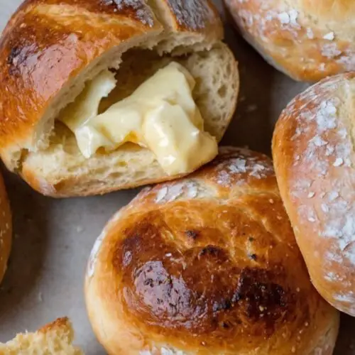 how to make crusty french bread rolls