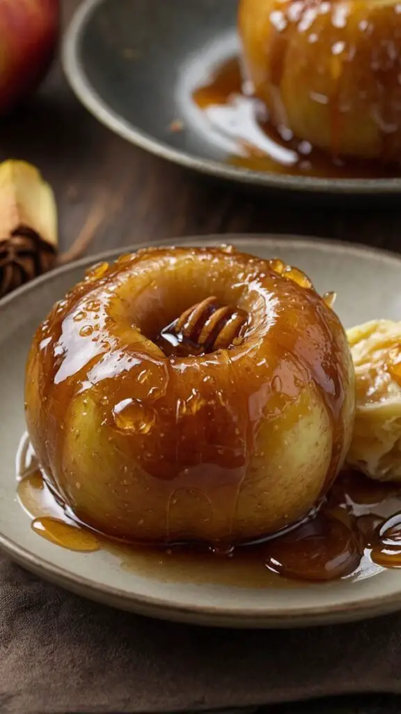 how to make honey roasted apples