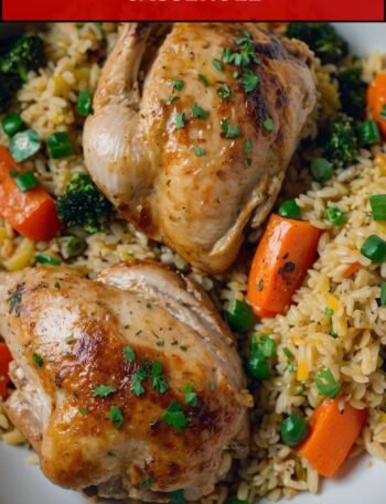 one pan baked chicken brown rice vegetable casserole
