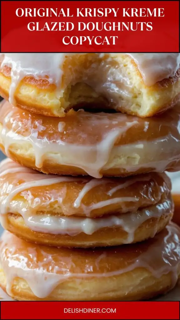 original krispy kreme glazed doughnuts copycat