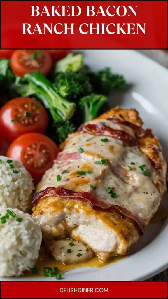 baked bacon ranch chicken