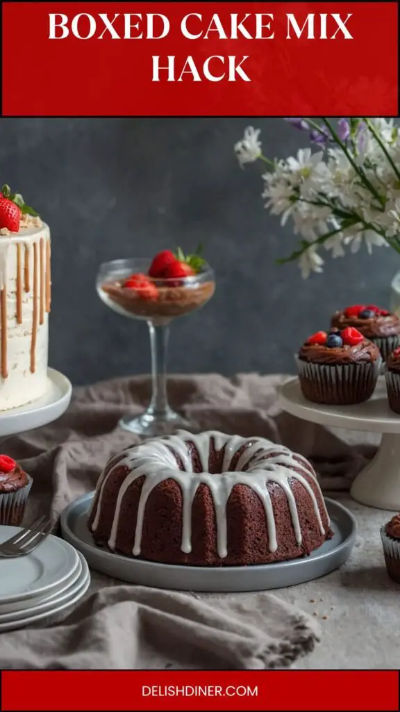 Boxed Cake Mix Hack