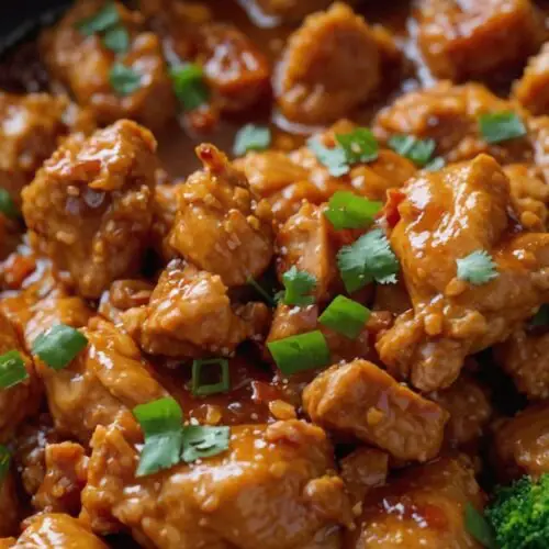 how to make ground orange chicken