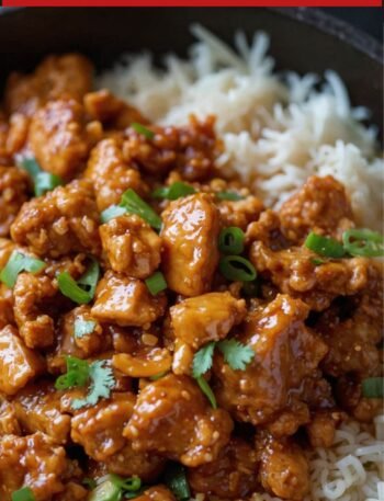 ground orange chicken