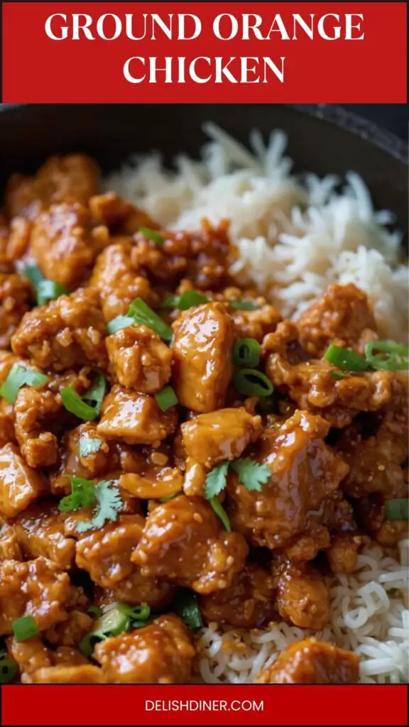 ground orange chicken ground orange chicken