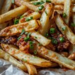 loaded garlic french fries