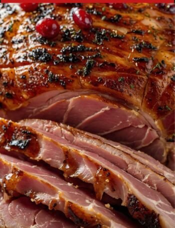 bourbon glazed ham