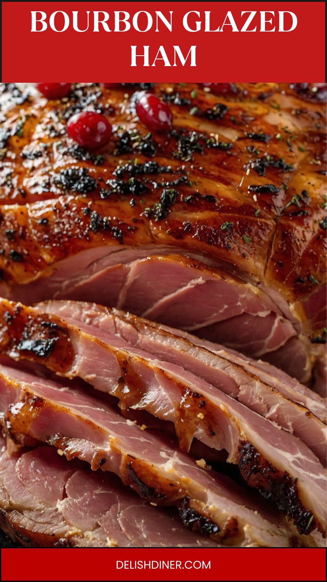 Bourbon Glazed Ham