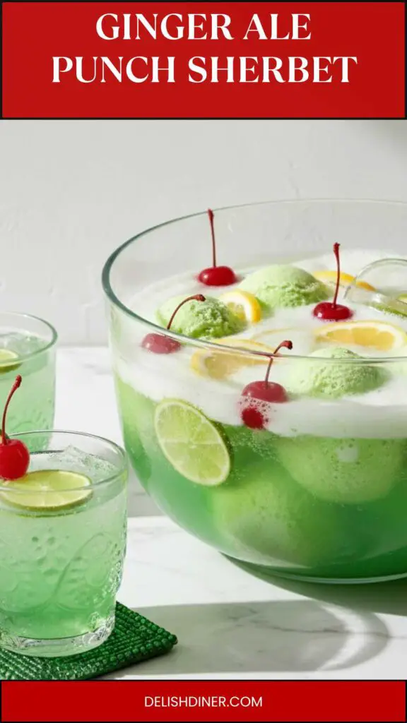 Ginger Ale Punch Sherbet Ginger Ale Punch Sherbet