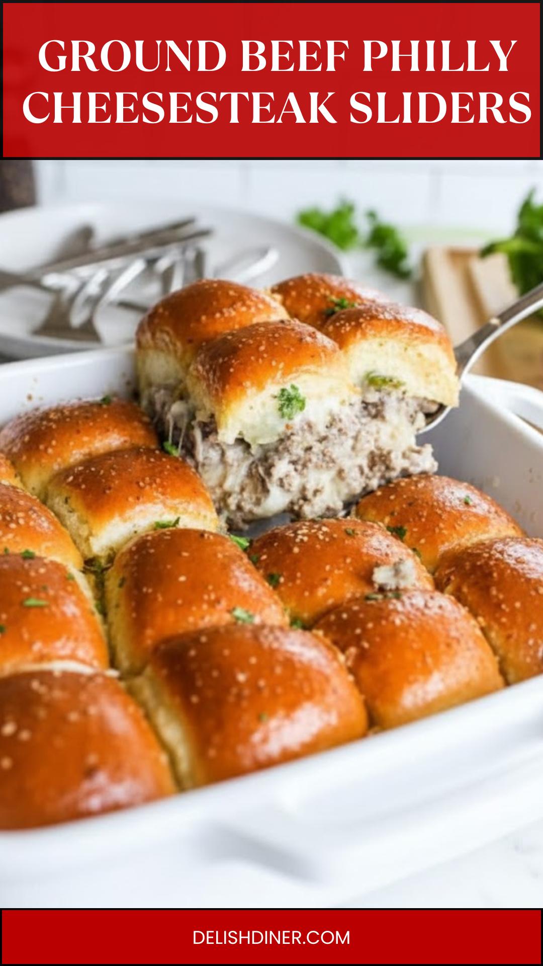 Philly Cheesesteak Sliders