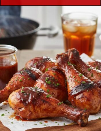 Grilled Barbecue Drumsticks