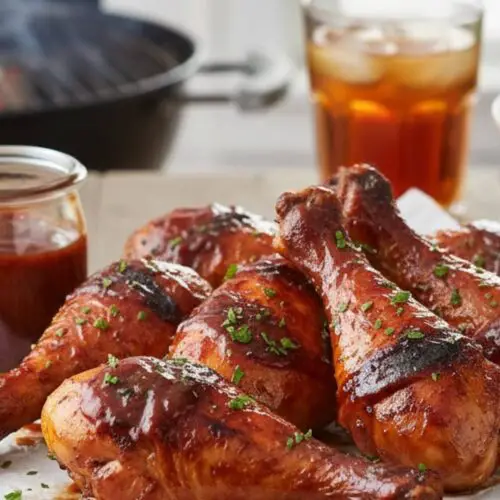 Grilled Barbecue Drumsticks