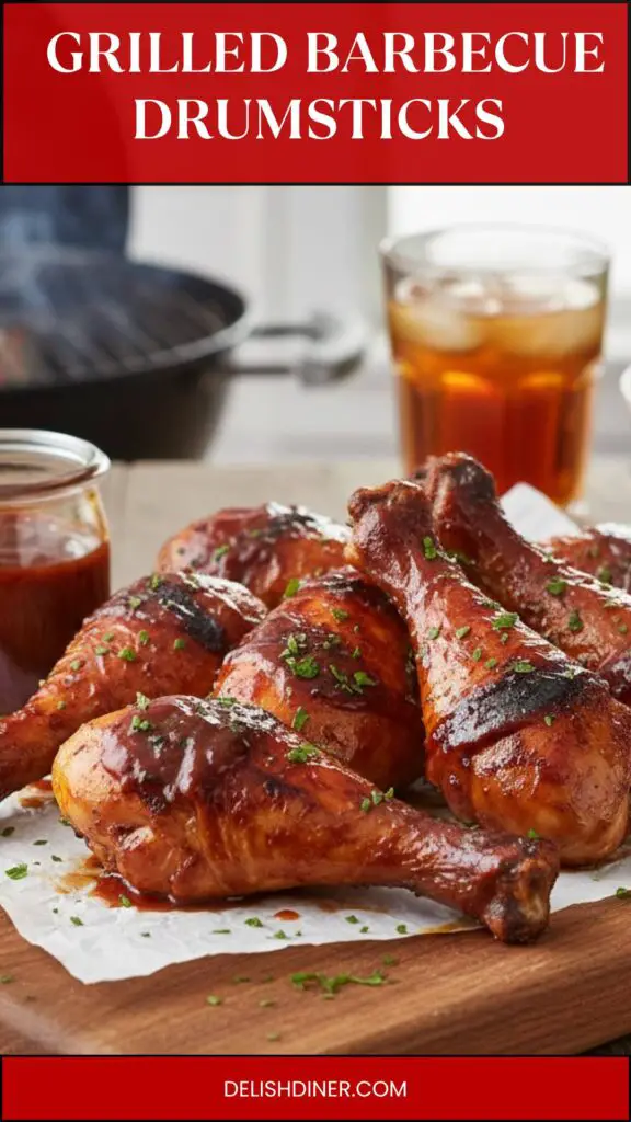 Grilled Barbecue Drumsticks