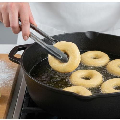 Step 5: Shape and Fry the Doughnuts